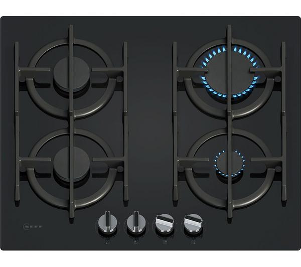 Neff N 70, Gas Hob, 60 Cm, Tempered Glass, Black | T26PIP4S0 Keans Claremorris 