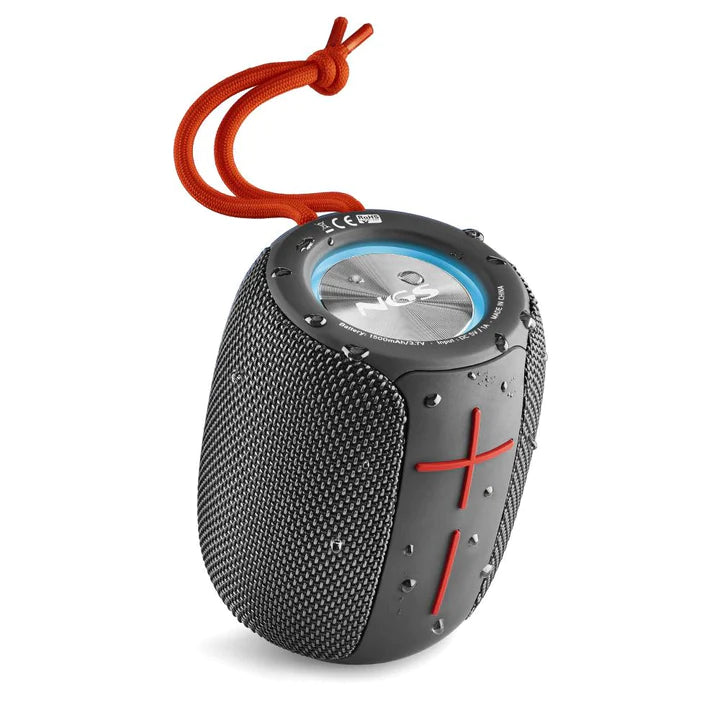 NGS Nitro 1 Black 10W Bluetooth 5.0 Speaker, IPX5 splash-resistant, 8hr battery, True Wireless, FM radio – Keans Claremorris
