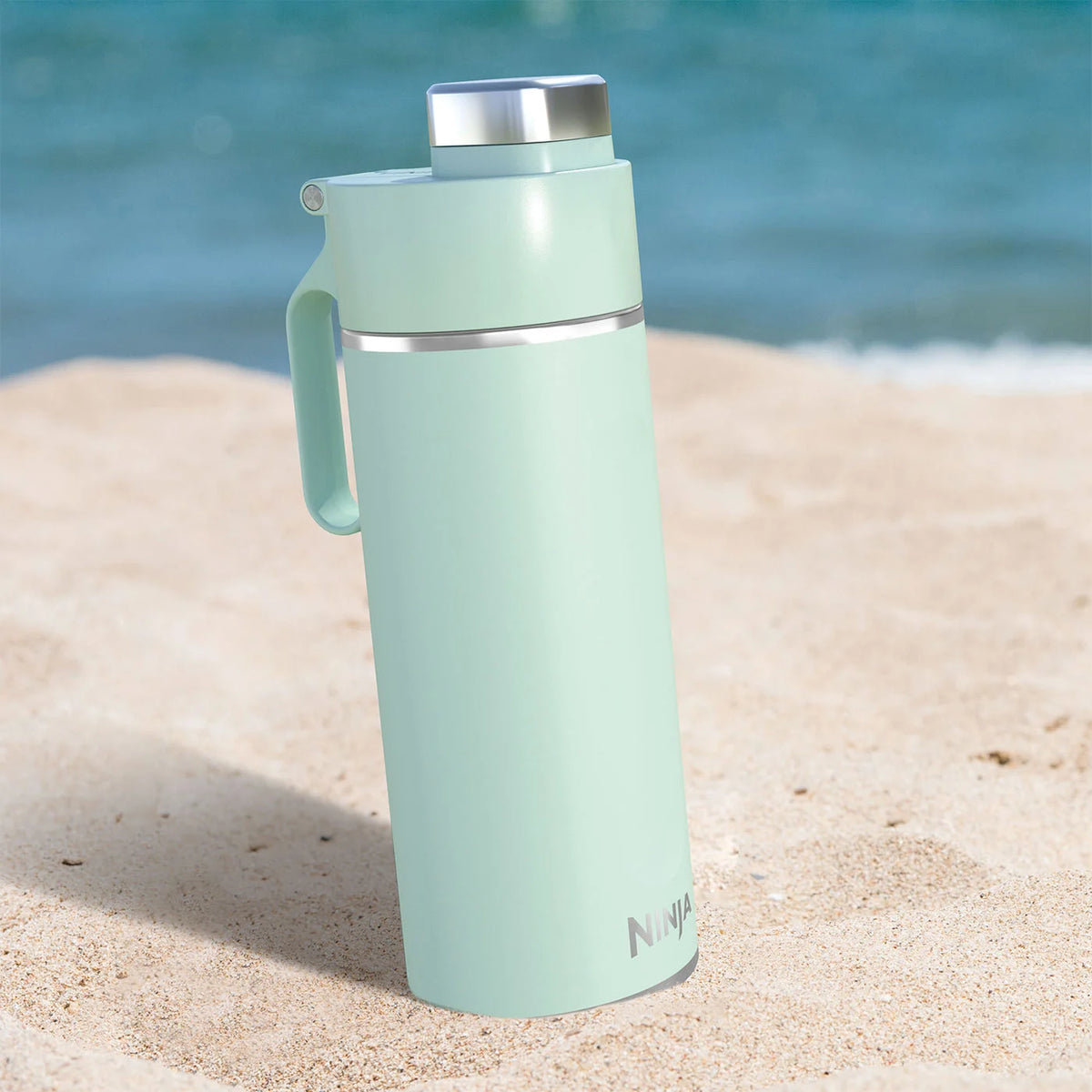 Ninja Thirsti 530ml Mint Insulated Travel Bottle DW1801EUUKMT - Keeps drinks hot or cold | Keans Claremorris