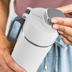 Ninja Thirsti 700ml White Travel Bottle DW2401EUUKWH – Leakproof, BPA-free, Keans Claremorris