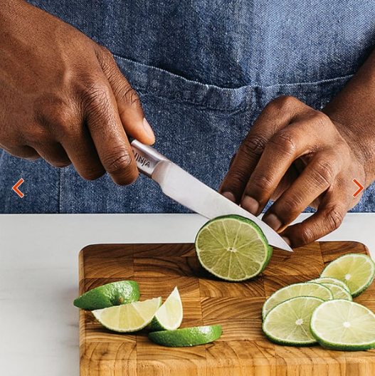 Ninja Foodi StaySharp 6-piece knife block with integrated sharpener, durable kitchen set | Keans Claremorris