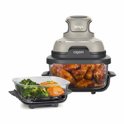 Ninja CRISPi 4-in-1 Portable Glass Air Fryer Stone with TempWare glass, dual containers, 1700W PowerPod – Keans Claremorris
