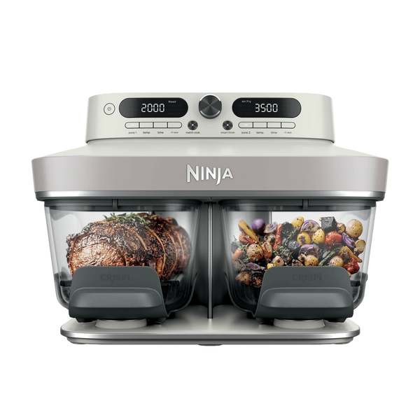 Ninja Crispi DualZone 8-Function Glass Air Fryer – Bone | DD102UKIV2 Keans Claremorris