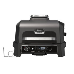 Ninja Woodfire Pro XL Electric BBQ Grill & Smoker, large capacity, built-in probe, woodfire flavor, Kean’s Claremorris. –