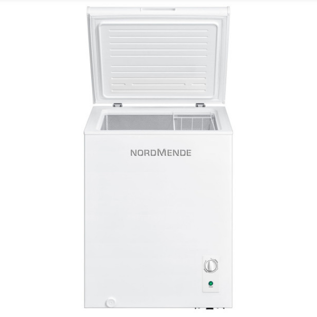 Nordmende 99L White Freestanding Chest Freezer CF992WH - Compact, Energy Efficient - Available at Keans Claremorris