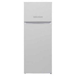Nordmende RFF266WH white freestanding fridge freezer 213L capacity, auto defrost, chrome handles – Keans Claremorris