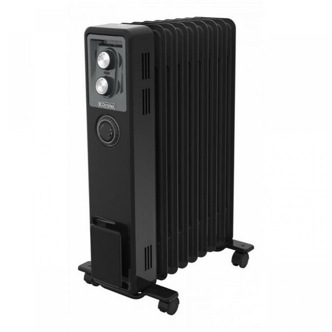 Dimplex 2kW oil-filled column radiator with 3 heat settings, thermostat, castors – available at Keans Claremorris.