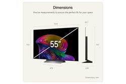LG 55'' OLED Evo AI C6 4K Smart Tv| OLED55C64LA.AEI