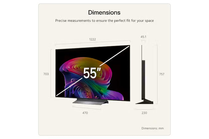 LG 55'' OLED Evo AI C6 4K Smart Tv| OLED55C64LA.AEI - Image 2