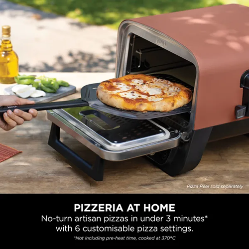 Ninja Woodfire Electric Outdoor Oven in Terracotta – OO101UK, perfect for outdoor cooking | Keans Claremorris