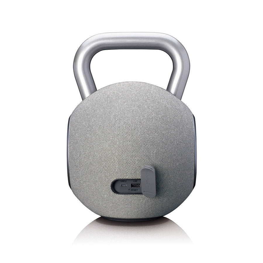 LENCO 360° Bluetooth speaker with Auracast - Grey | ORBITA-360GY - Image 5