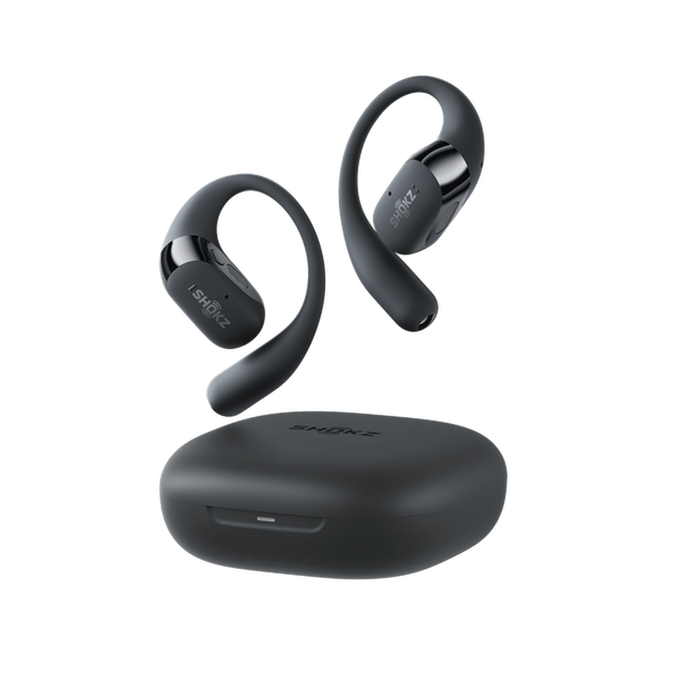 Shokz OpenFit 2 Open-Ear True Wireless Earbuds - Black - Image 1