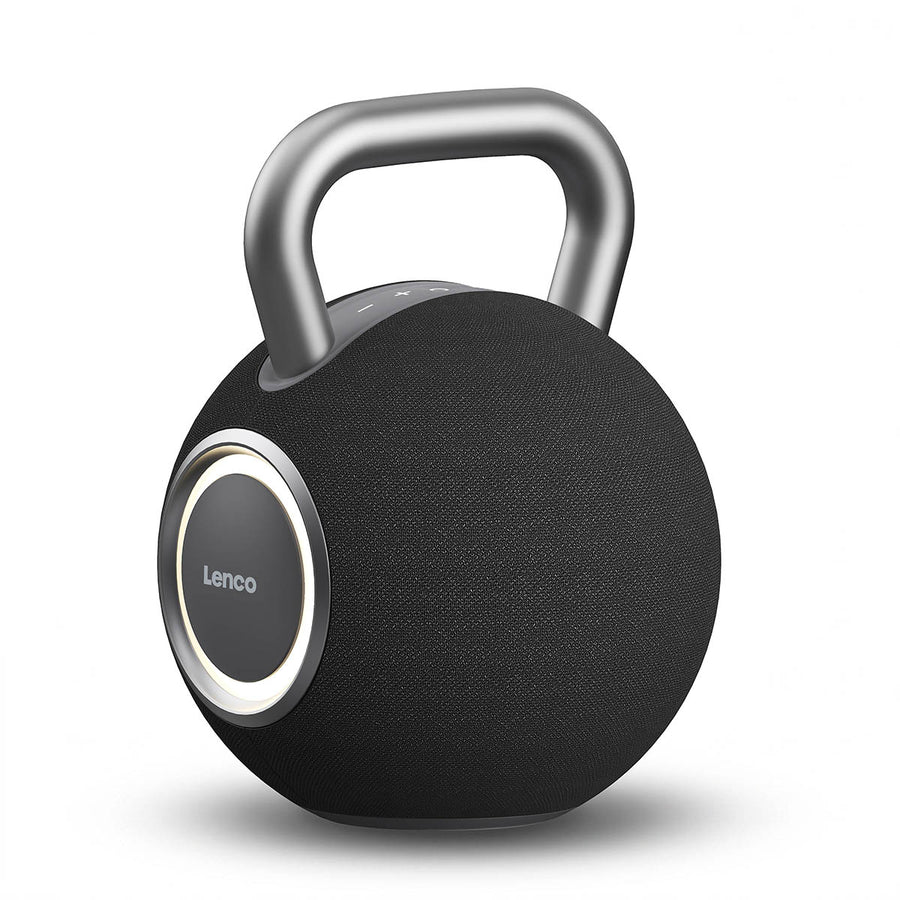 LENCO 360° Bluetooth speaker with Auracast - Black | ORBITA-360BK - Image 3