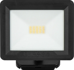 Luceco Essence Floodlight 10W Ball Joint 1m Cable Black