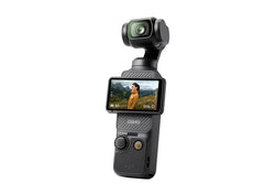 DJI Osmo Pocket 3 Creator Combo handheld 4K camera with accessories, available at Keans Claremorris store.