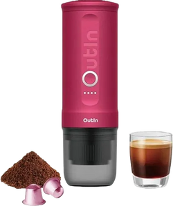 Outin Nano Portable Espresso Machine - Crimson Red| OTEM-01-CR Keans Claremorris