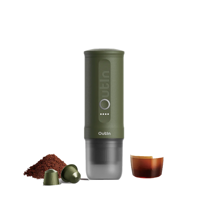 Outin Nano Portable Espresso Machine – Forest Green|OTEM-01-FGKeans Claremorris