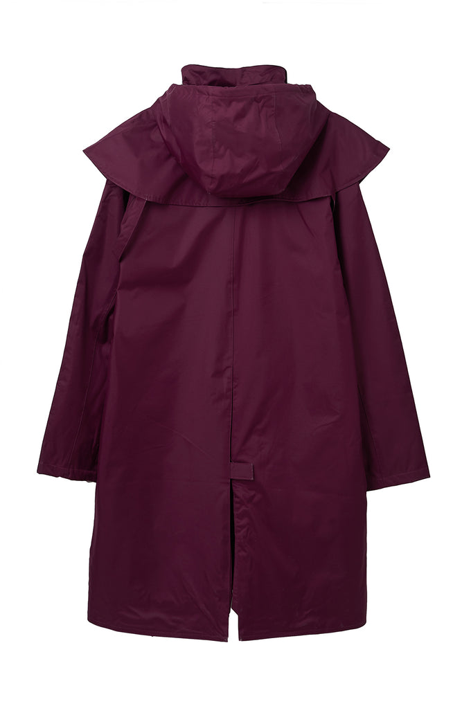 Outrider Women Waterproof Rain Coat | Plum - Image 3
