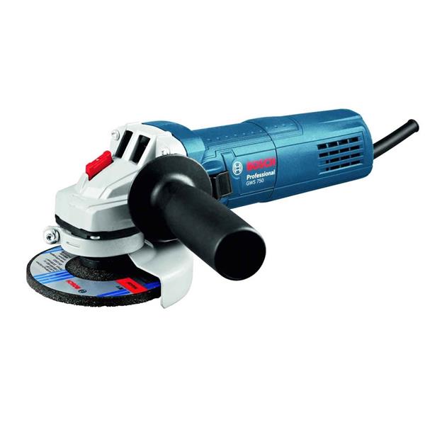 BoschGWS 750 Professional 115mm Angle Grinder for precision cutting and grinding - available at Keans Claremorris