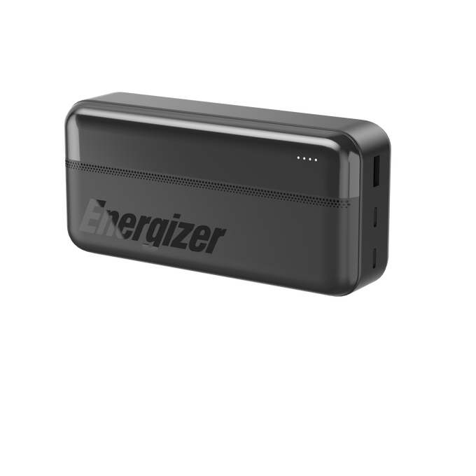Energizer 30000mAh Power Bank UE30050C with 3 outputs, 2.1A fast charge, LED indicator, sold at Kean’s Claremorris. – online