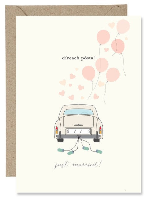 The Paper Gull Just Married Card - Image 1