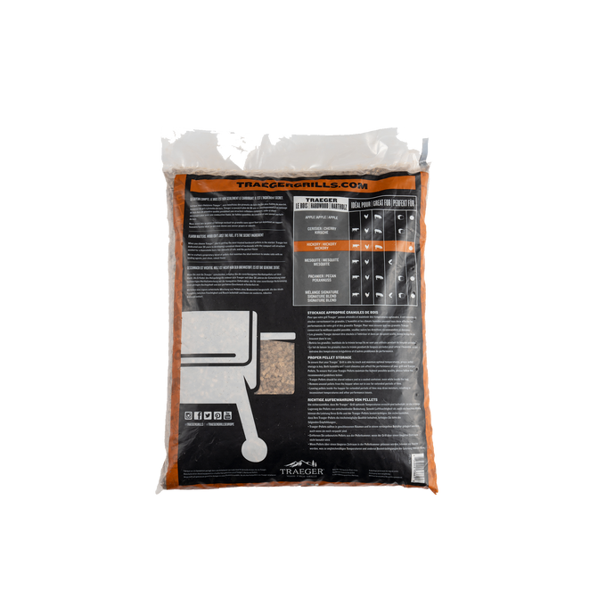 Traeger Hickory Wood Pellets 9kg for Smoking and Grilling - Keans Claremorris