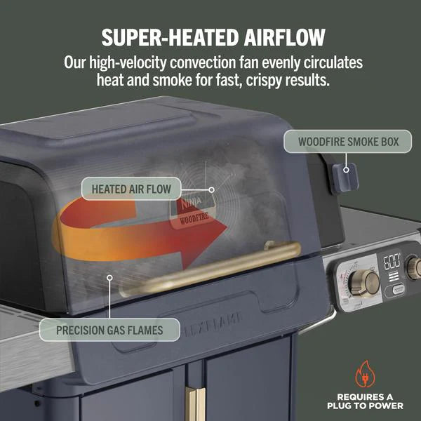 Ninja FlexFlame Outdoor BBQ Gas & 240V System |PG301UKBL - Image 3