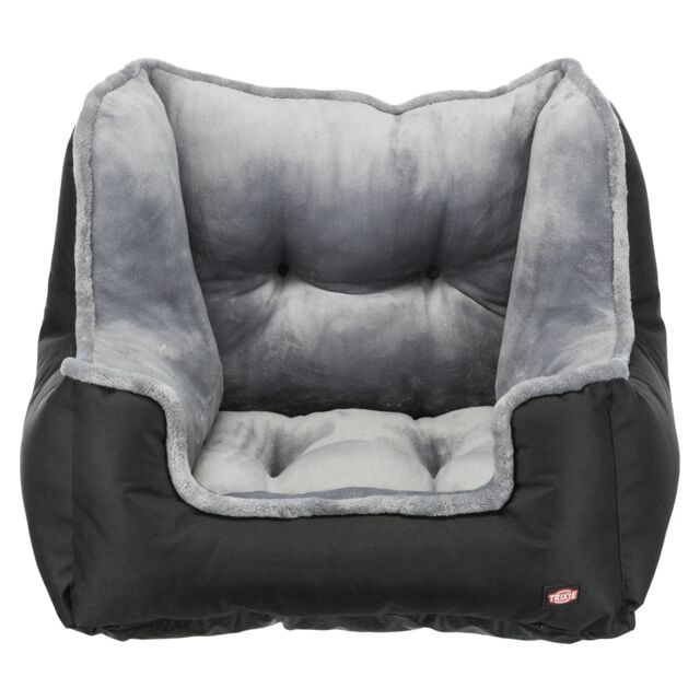 Car seat for small dogs 50x40x50cm black/grey, comfortable pet travel accessory by Keans Claremorris