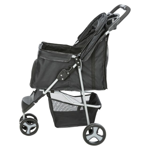 Pet Buggy Stroller for pets with mesh windows and storage basket – lightweight, durable design by Keans Claremorris