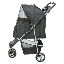 Pet Buggy Stroller for pets with mesh windows and storage basket – durable and comfortable | Keans Claremorris