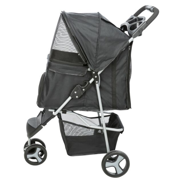 Pet Buggy Stroller for pets with mesh windows and storage basket – durable and comfortable | Keans Claremorris