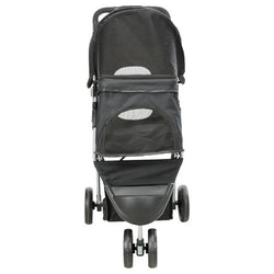 Pet Buggy Stroller for pets with mesh windows and storage basket – durable, lightweight design by Keans Claremorris.