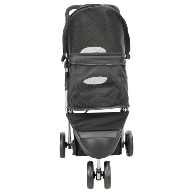 Pet Buggy Stroller for pets with mesh windows and storage basket – durable, lightweight design by Keans Claremorris.