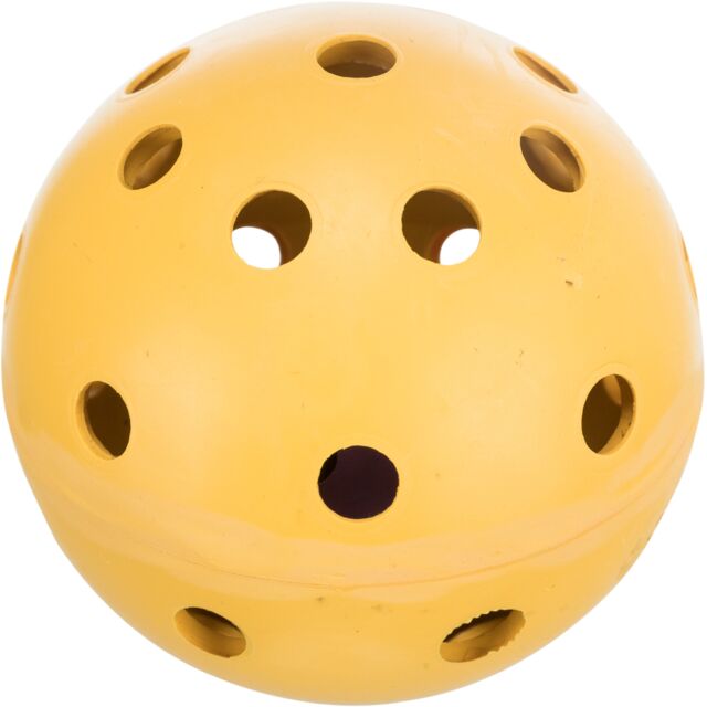 Ball with Holes 7cm, lightweight and durable toy ball, perfect for play. Available at Keans Claremorris.