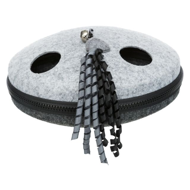 Wiggle & Fumble Cat Toy with felt cover, rattling ball, 23cm diameter, interactive fun for cats – Keans Claremorris