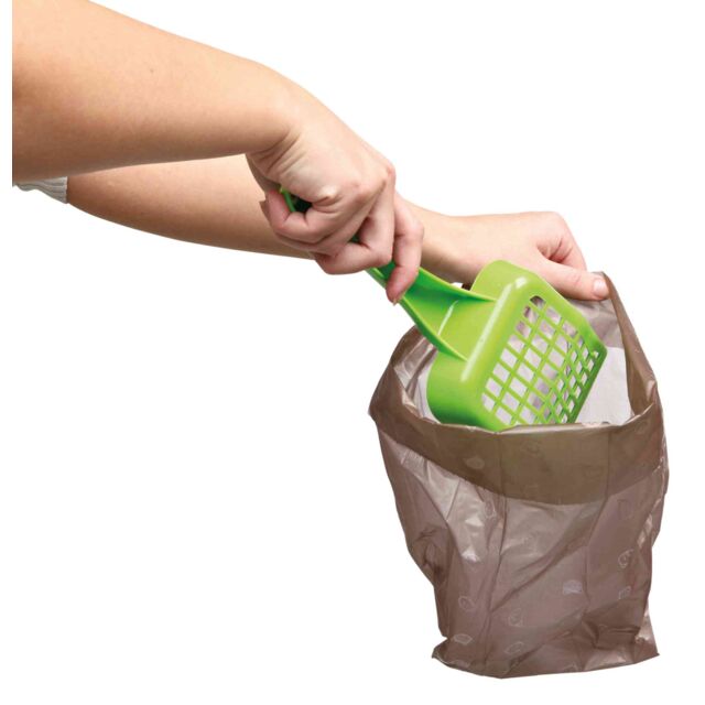 Cat waste bags for easy pet cleanup, durable and leak-proof, available at Keans Claremorris.