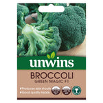 Load image into Gallery viewer, Calabrese Broccoli Green Magic F1 Seeds
