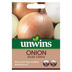 Onion Ailsa Craig Seeds with fine globe shape, golden skin, mild flavor, good storage – Keans Claremorris