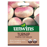 Load image into Gallery viewer, Turnip Purple Top Milan Seeds
