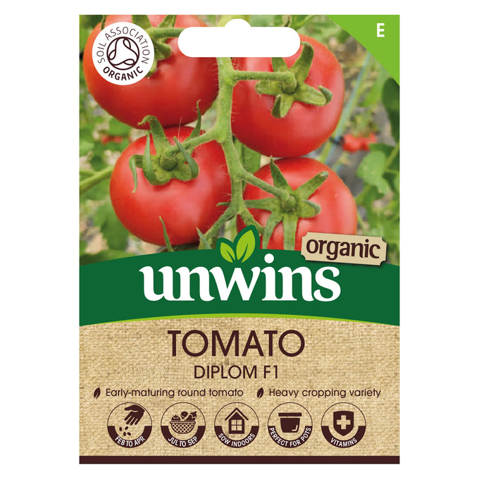 Tomato (Salad) Diplom F1 (Organic) - Image 1