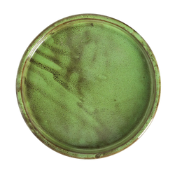 Glazed Saucer Green 25cm