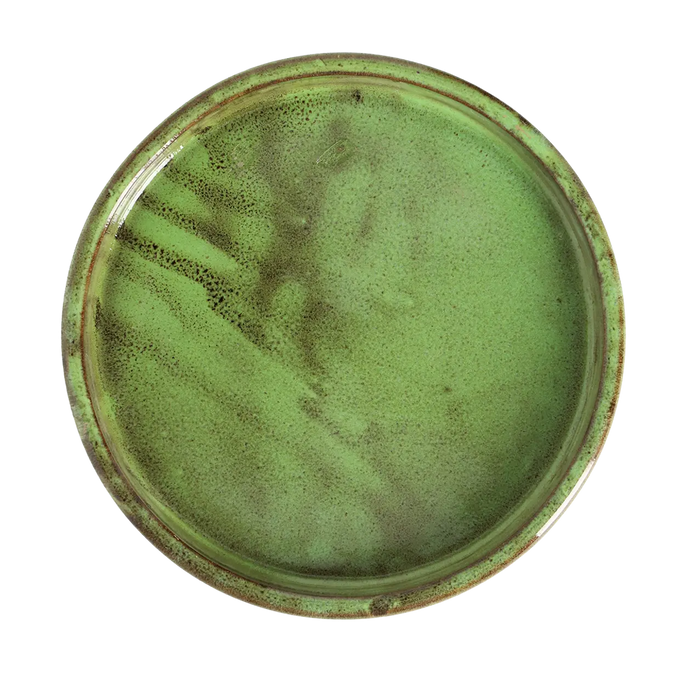 Glazed Saucer Green 25cm - Image 2
