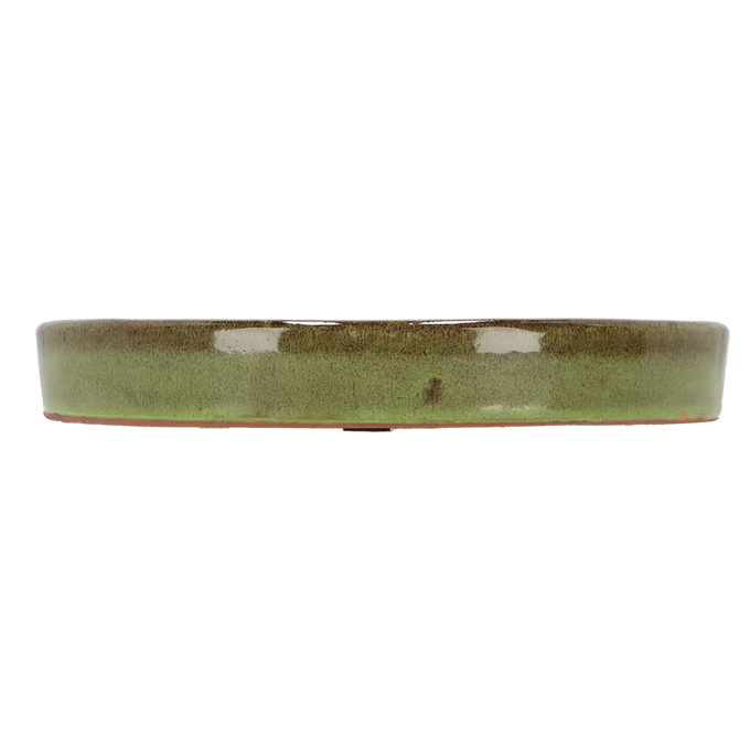 Glazed Saucer Green 25cm - Image 3