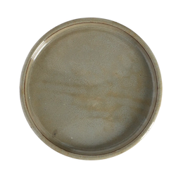 Glazed Sucer Grey 25cm