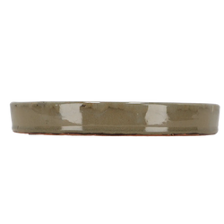 Glazed Sucer Grey 25cm