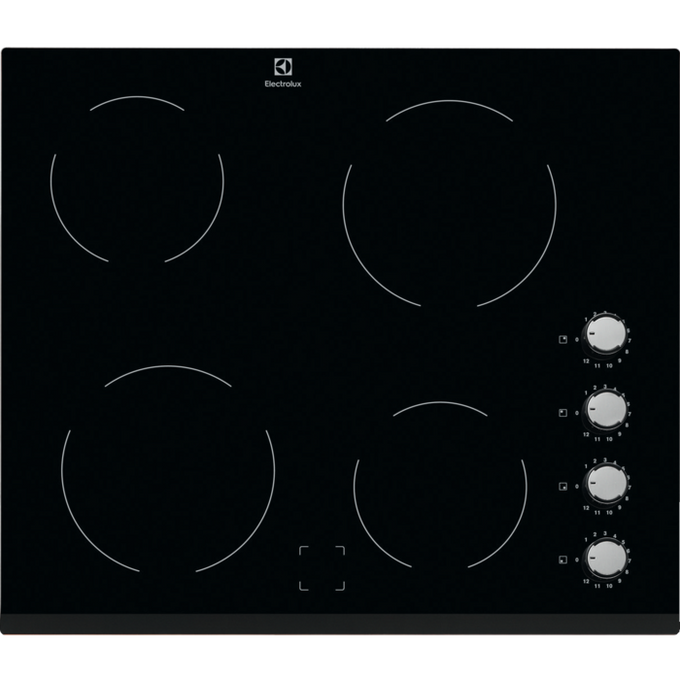 Electrolux S/S Oven & Hob Pack (Ceramic Hob with Knobs) EPV3000BXA - Image 2