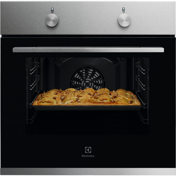 Electrolux S/S Oven & Hob Pack (Ceramic Hob with Knobs) EPV3000BXA
