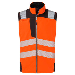 Portwest PW3 Hi-VIS Softshell Gilet Orange