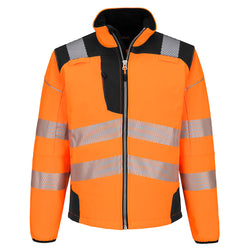 PW3 Hi-Vis Softshell (3L) Orange/Black L Keans Claremorris