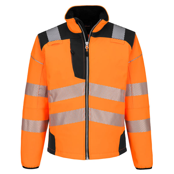 PW3 Hi-Vis Softshell (3L) Orange/Black L Keans Claremorris